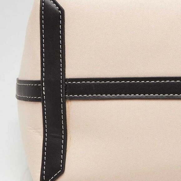 Burberry Beige Canvas Heritage Medium Tote Bag - Picture 8 of 12